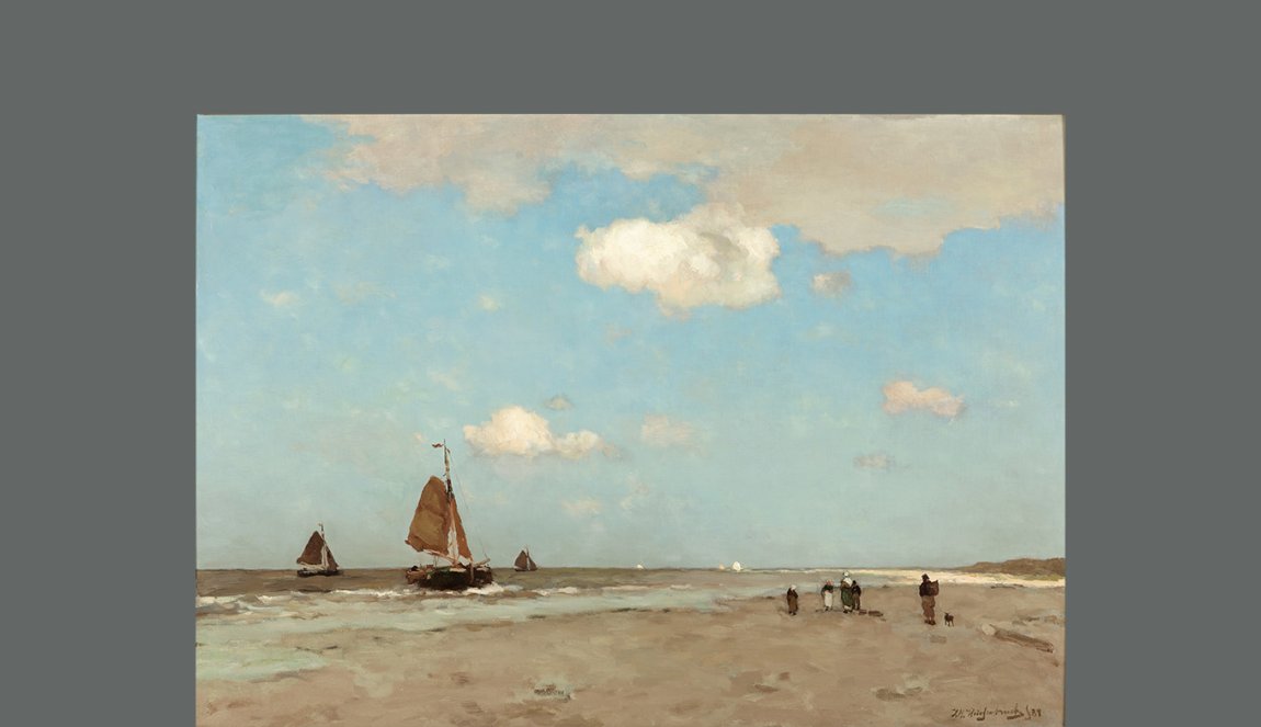 Painting Jan Hendrik Weissenbruch